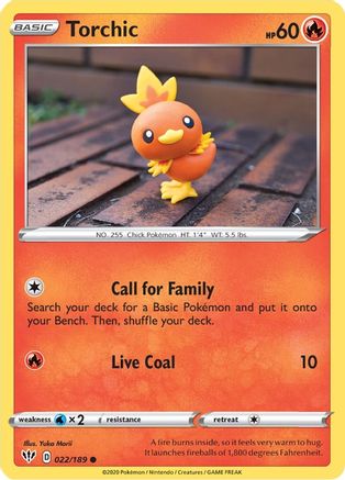 Torchic (22) - SWSH03 Darkness Ablaze