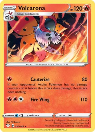 Volcarona (30) - SWSH03 Darkness Ablaze