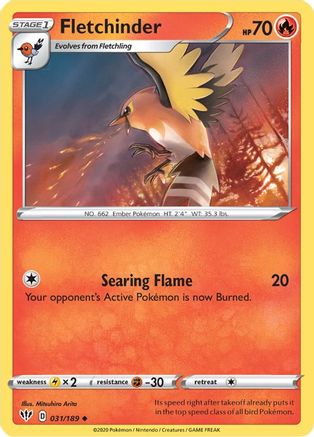 Fletchinder (31) - SWSH03 Darkness Ablaze