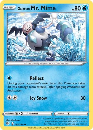 Galarian Mr. Mime (35) - Darkness Ablaze