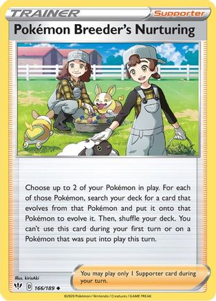 Pokemon Breeder's Nurturing (166) - Darkness Ablaze