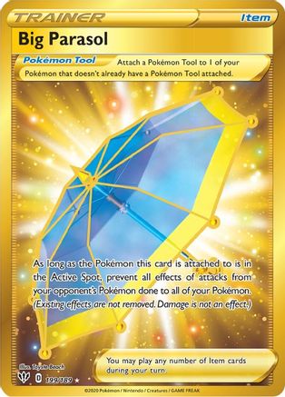 Big Parasol (Secret) (199) Holofoil - SWSH03 Darkness Ablaze