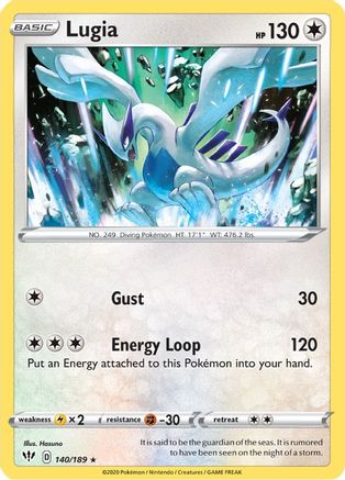 Lugia (140) - SWSH03 Darkness Ablaze