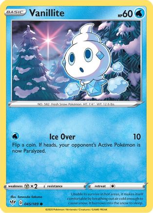 Vanillite (45) - SWSH03 Darkness Ablaze