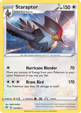 Staraptor (147) - SWSH03 Darkness Ablaze