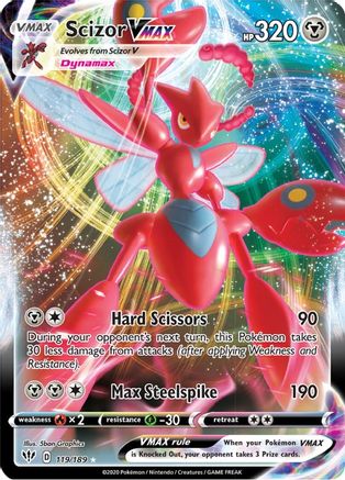 Scizor VMAX (119) Holofoil - SWSH03 Darkness Ablaze