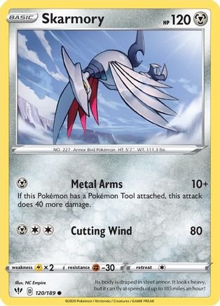 Skarmory (120) - SWSH03 Darkness Ablaze