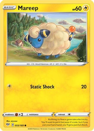Mareep (55) - SWSH03 Darkness Ablaze