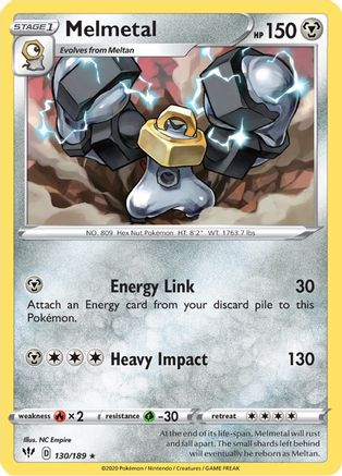 Melmetal (130) - SWSH03 Darkness Ablaze
