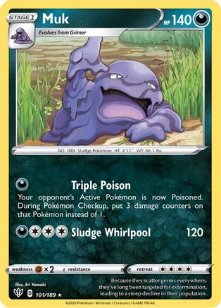 Muk (101) - SWSH03 Darkness Ablaze