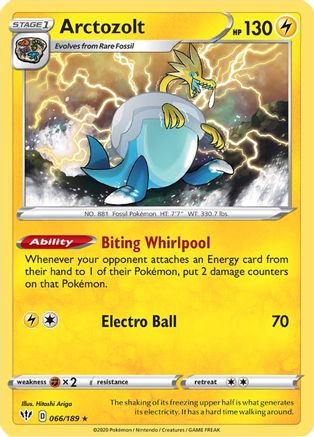 Arctozolt (066/189) [Sword & Shield: Darkness Ablaze] Reverse Holofoil