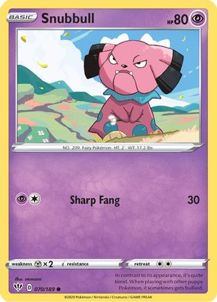 Snubbull (70) - Darkness Ablaze