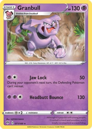 Granbull (71) - Darkness Ablaze