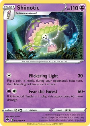 Shiinotic (80) - SWSH03 Darkness Ablaze