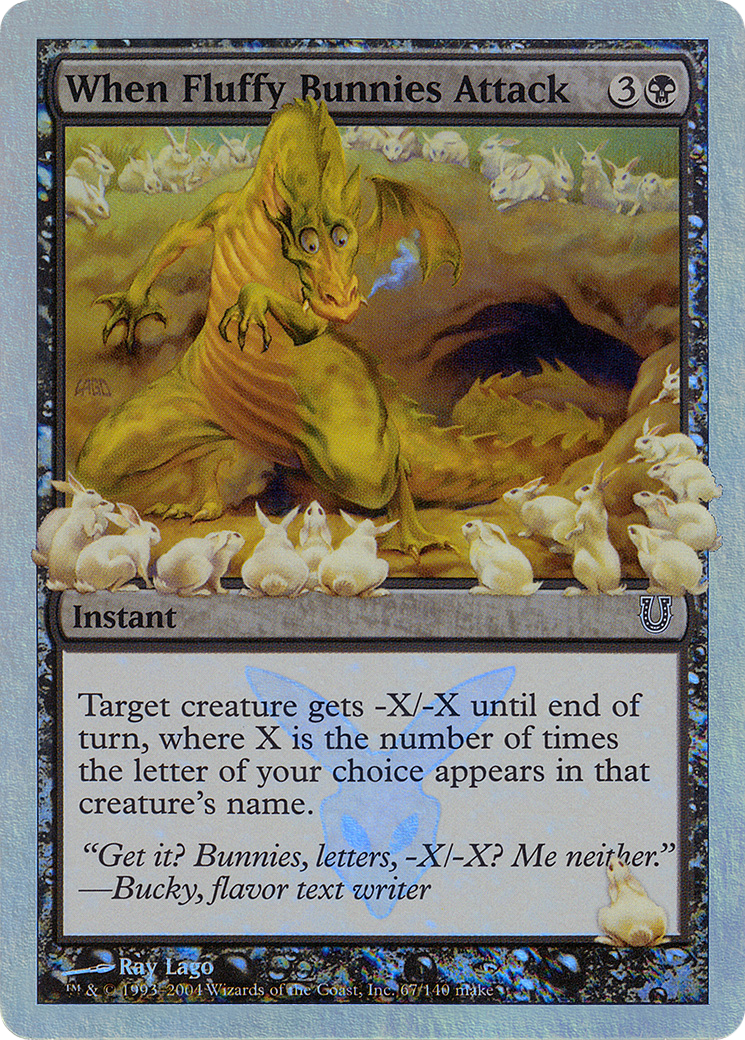 When Fluffy Bunnies Attack (067) Foil - Unhinged