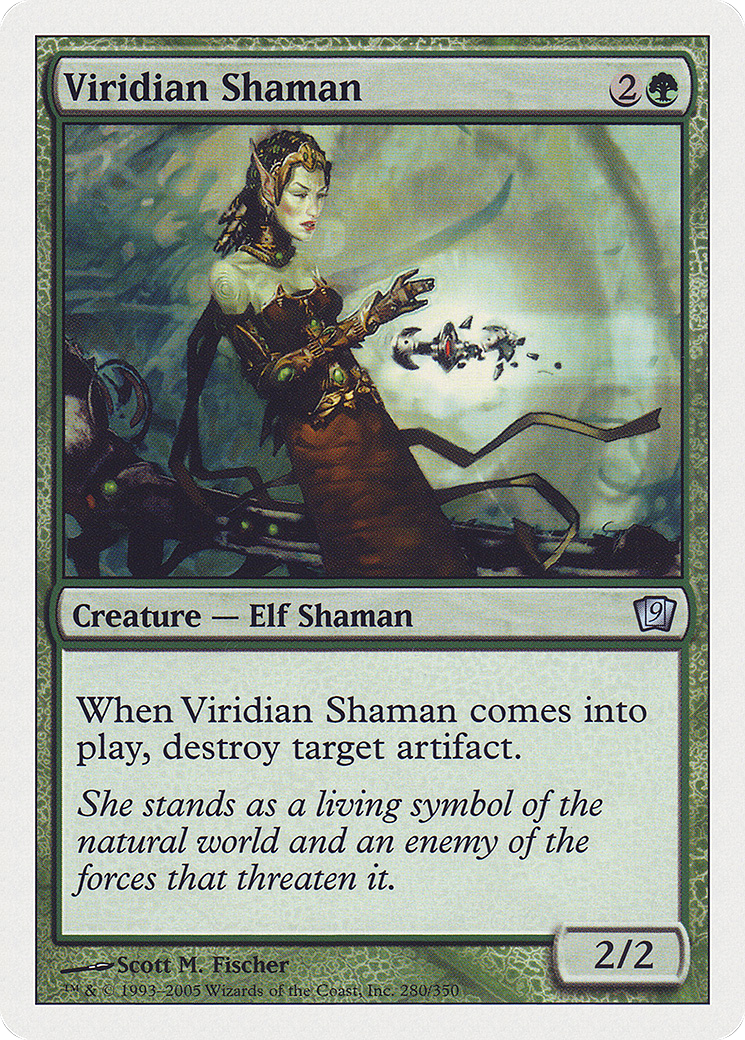 Viridian Shaman (280) - Ninth Edition