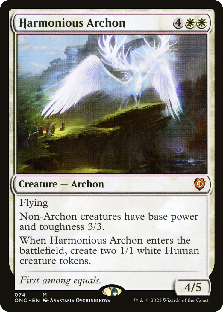 Harmonious Archon (074) - Phyrexia: All Will Be One Commander