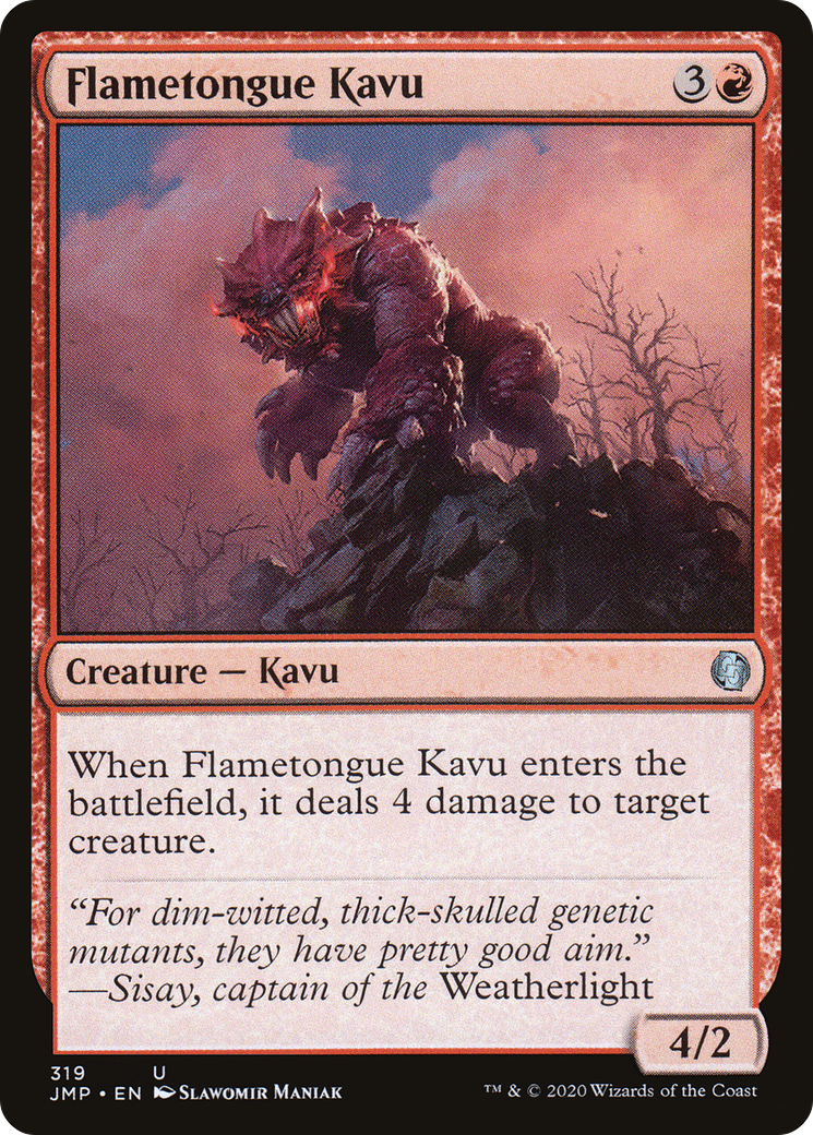 Flametongue Kavu (319) - Jumpstart