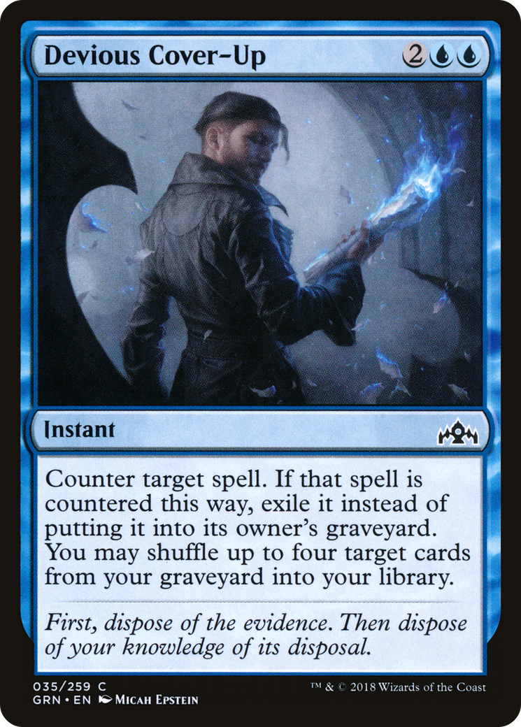 Devious Cover-Up (035) Foil - Guilds of Ravnica