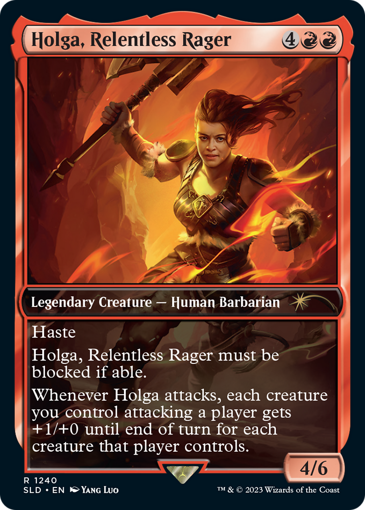 Holga, Relentless Rager [Secret Lair Drop Series] | Silver Goblin