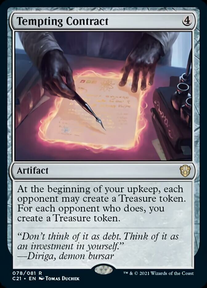 Tempting Contract [Commander 2021] | Silver Goblin