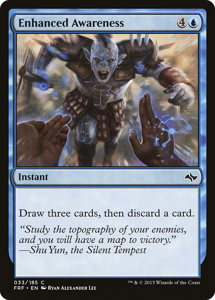 Enhanced Awareness (033) Foil - Fate Reforged