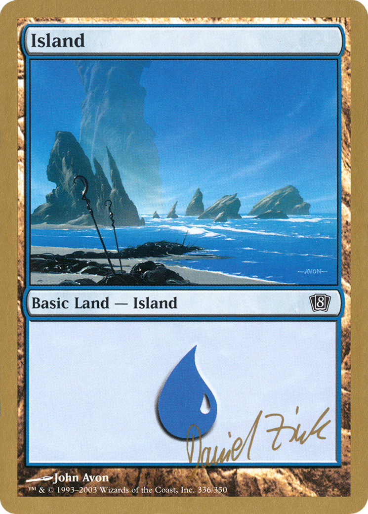 Island (336) - 2003 Daniel Zink (8ED) - World Championship Decks 2003