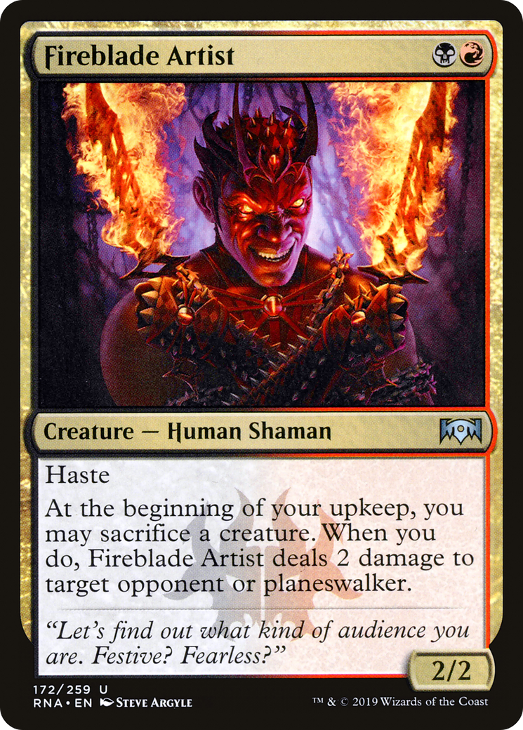 Fireblade Artist (172) - Ravnica Allegiance
