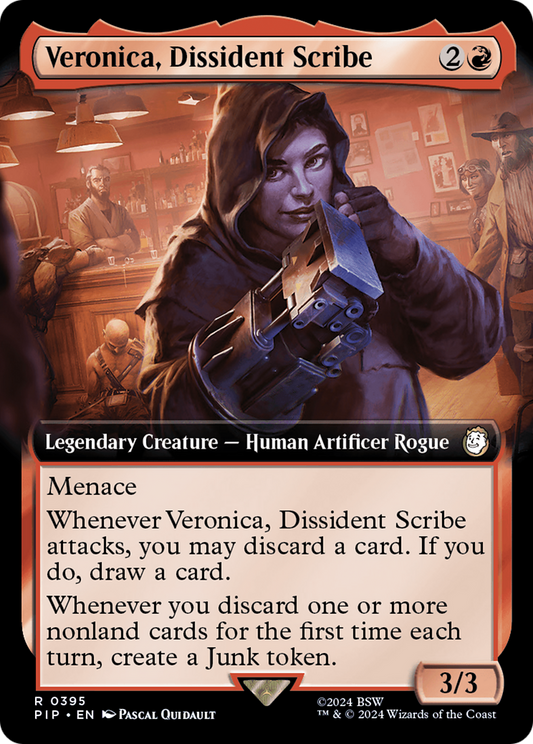 Veronica, Dissident Scribe (Extended Art) [Fallout] Foil