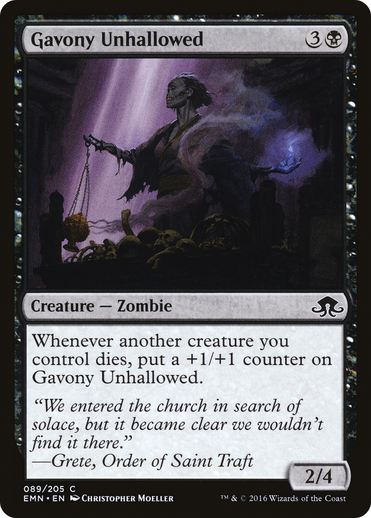 Gavony Unhallowed (089) - Eldritch Moon