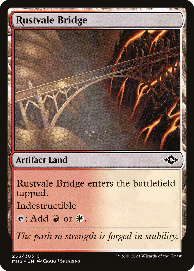 Rustvale Bridge (253) Foil - Modern Horizons 2