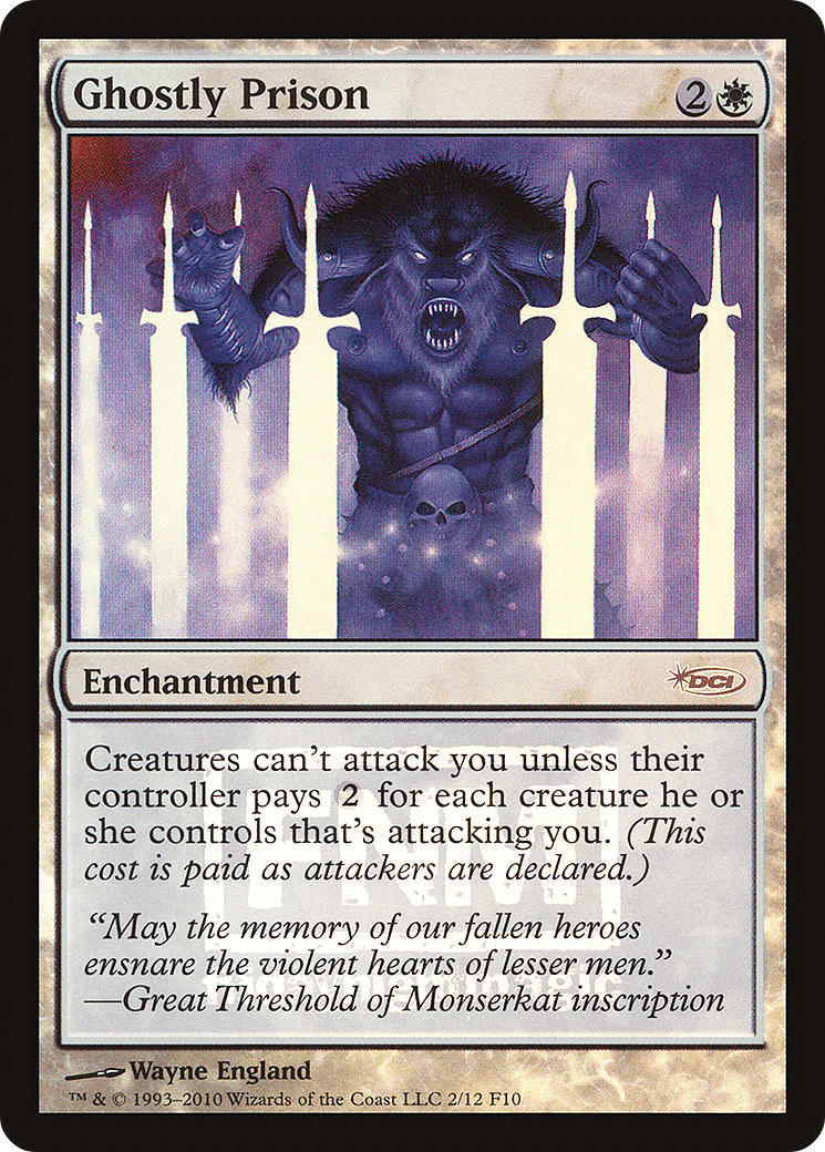 Ghostly Prison [Friday Night Magic 2010] | Silver Goblin