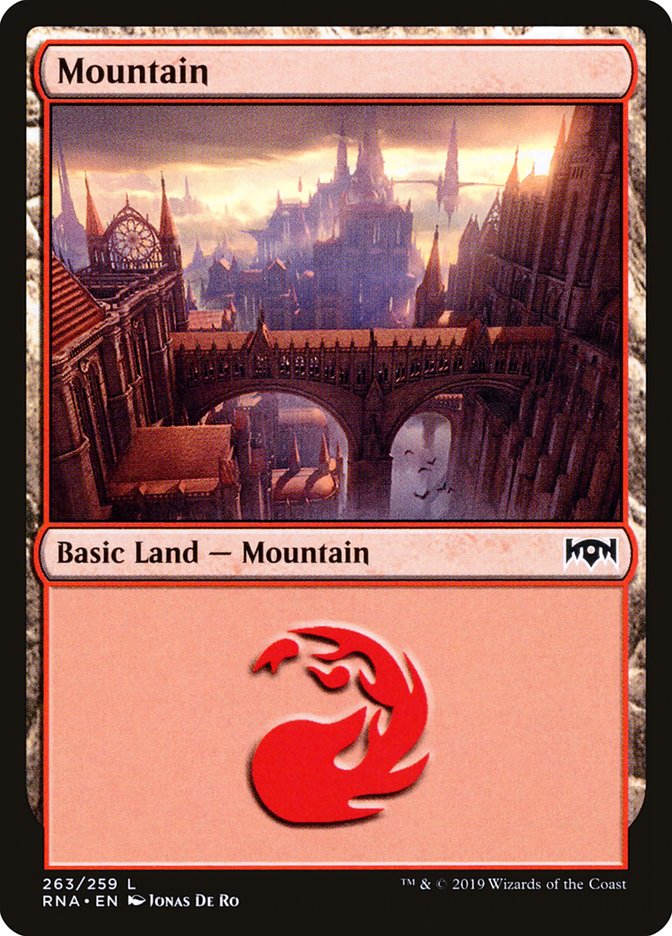 Mountain (263) [Ravnica Allegiance] | Silver Goblin