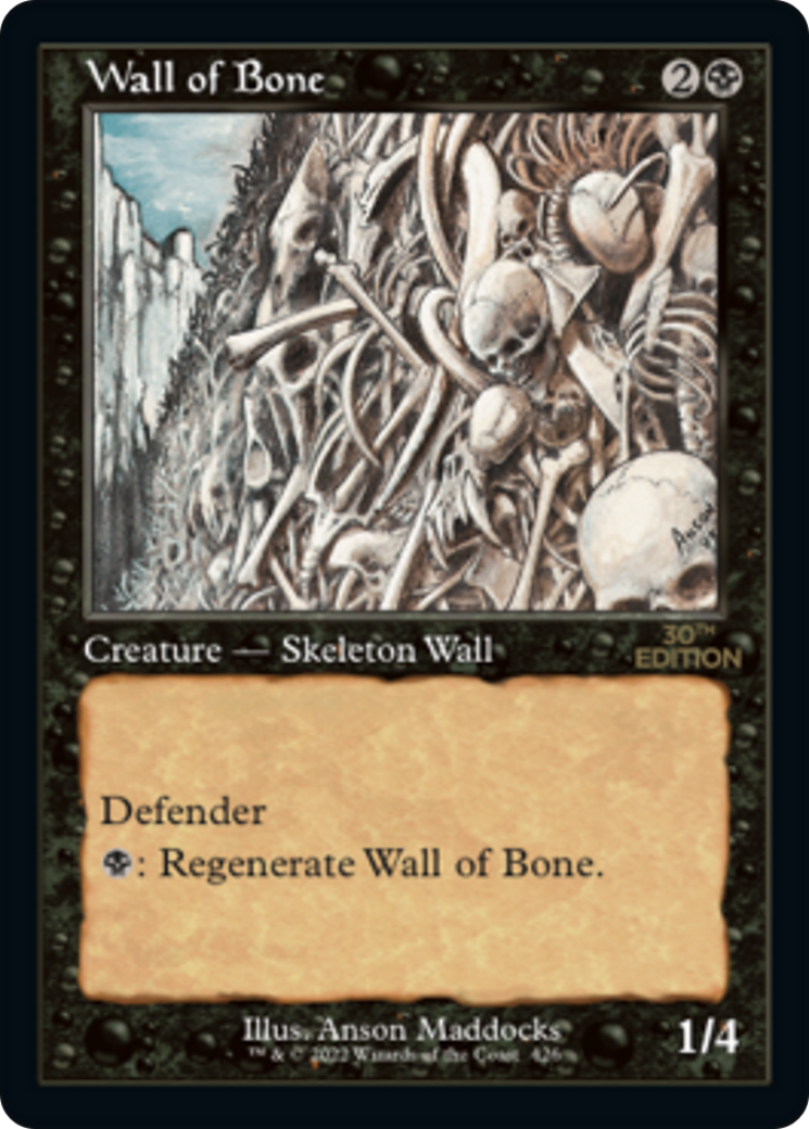 Wall of Bone (Retro) (426) - 30th Anniversary Edition