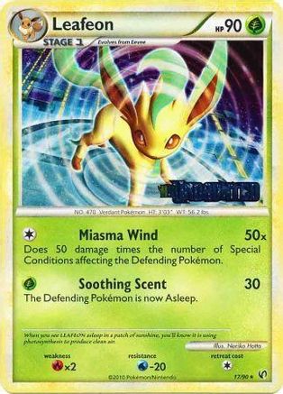 Leafeon - 17/90 (Prerelease) (17) Holofoil - HGSS Promos