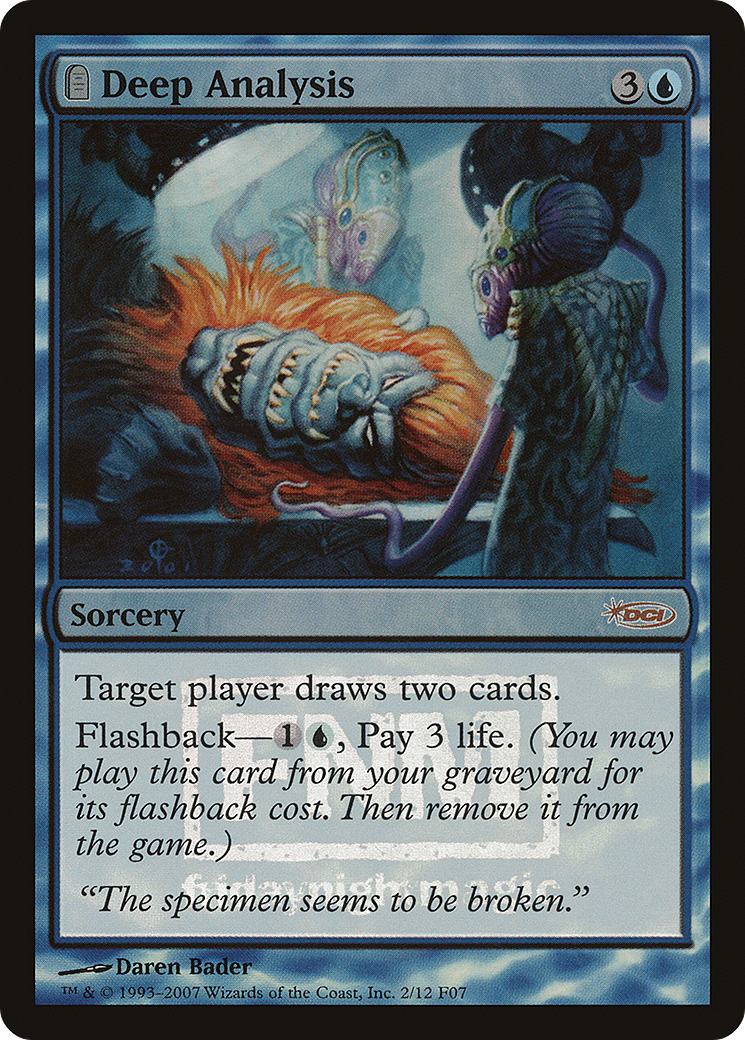 Deep Analysis (002) Foil - Friday Night Magic 2007