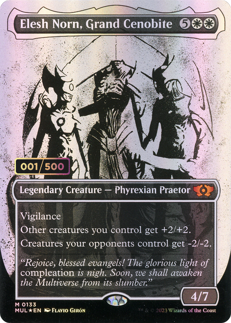 Elesh Norn, Grand Cenobite (Showcase) (133z) Foil - Multiverse Legends
