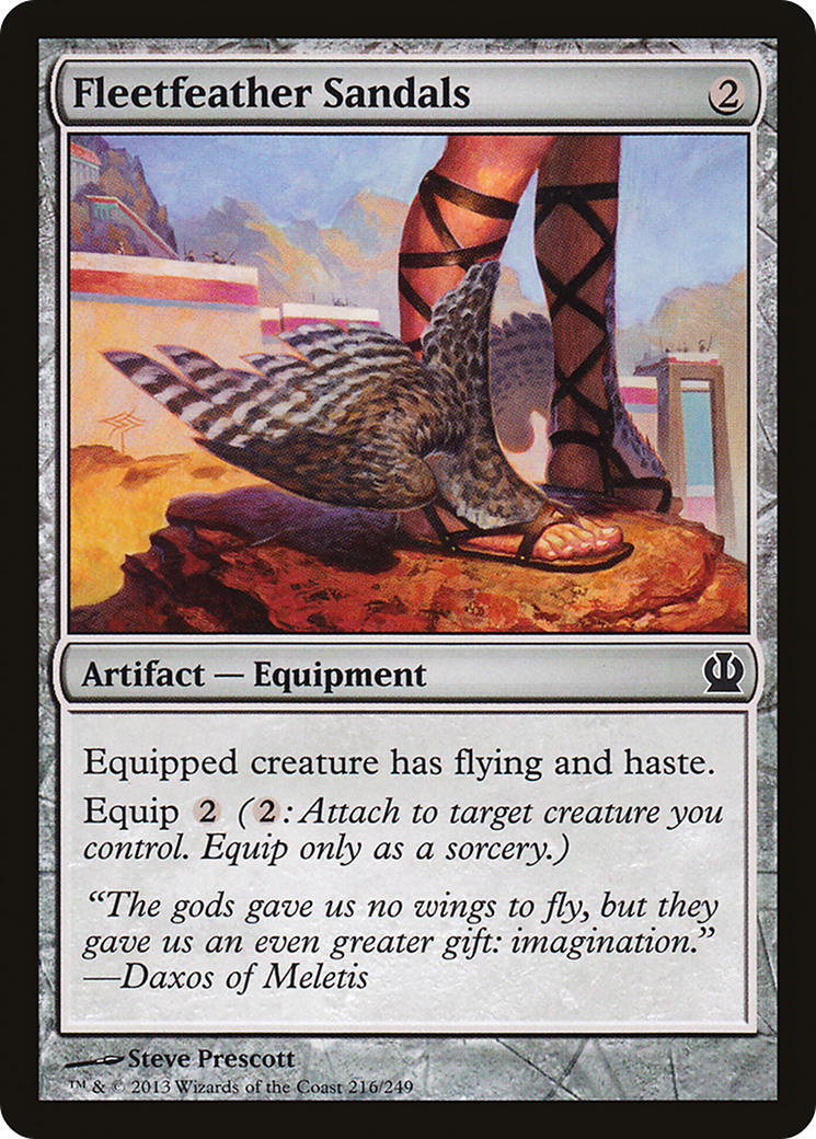 Fleetfeather Sandals (216) - Theros