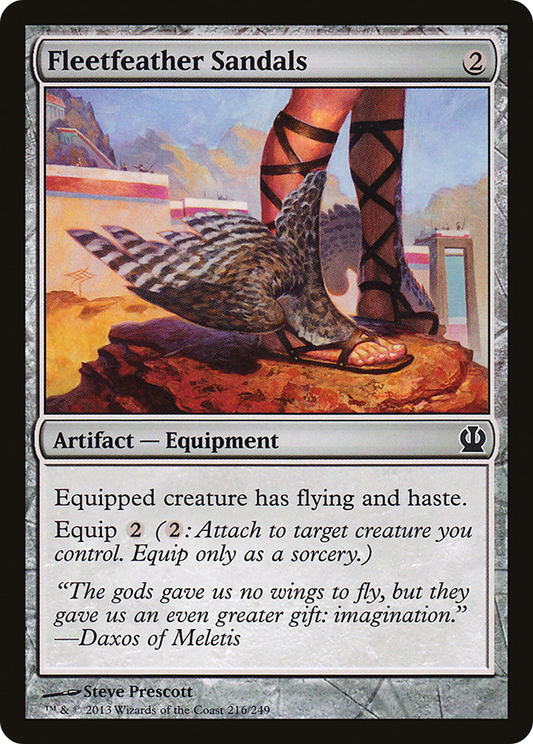 Fleetfeather Sandals (216) - Theros