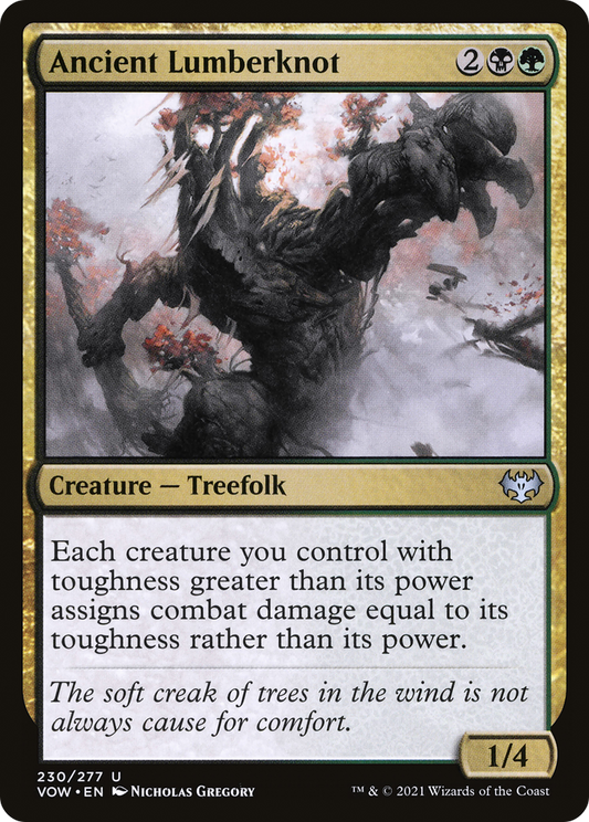 Ancient Lumberknot (230) Foil - Innistrad: Crimson Vow