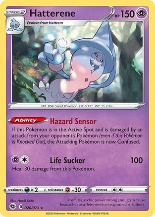Hatterene (20) Holofoil - Champions Path