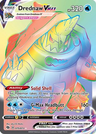 Drednaw VMAX (Secret) (75) Holofoil - Champions Path