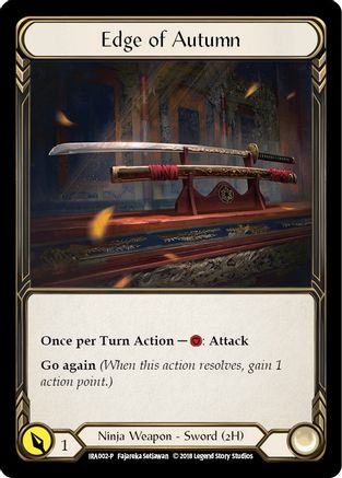 Edge of Autumn (IRA002) 1st Edition - Welcome Deck: Ira