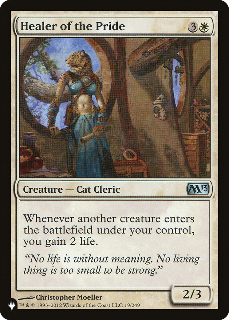 Healer of the Pride (M13-19) - The List