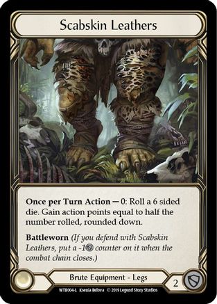 Scabskin Leathers (WTR004) (1st Edition) Cold Foil - Welcome to Rathe