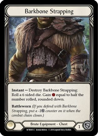 Barkbone Strapping (WTR005) 1st Edition Cold Foil - Welcome to Rathe