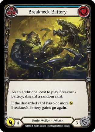 Breakneck Battery (Blue) (WTR013) (Unlimited Edition) - Welcome to Rathe