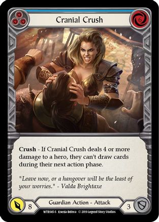 Cranial Crush (WTR045) Unlimited Edition Rainbow Foil - Welcome to Rathe
