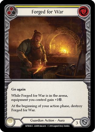 Forged for War (WTR046) 1st Edition - Welcome to Rathe