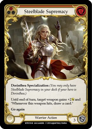 Steelblade Supremacy (WTR119) 1st Edition - Welcome to Rathe